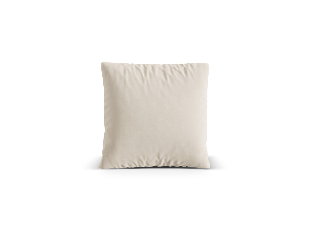 Perna decorativa, Nuria-88, Micadoni Home, 40x40 cm, catifea, bej - imagine 3